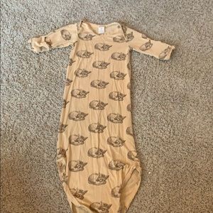 Baby nightgown bodysuit onesie kate quinn foxes